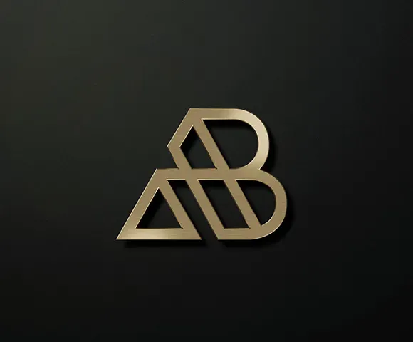 Gold Above Beyond symbol on a green background