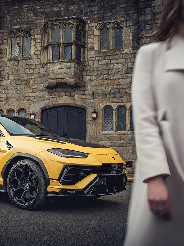 Yellow Lamborghini Urus